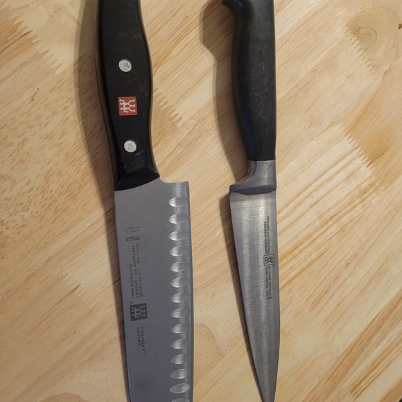 ZWILLING J.A. Henckels Other - ZWILLING J.A. Henckels Black and Silver Knife Duo